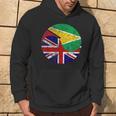 Vintage British & Guyanese Flags Uk And Guyana Hoodie Lifestyle