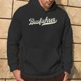 Vintage Busfahrer Hoodie mit Klassischem Schriftzug, Retro Design Lebensstil