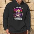 Vintage Cat Selfie With Cicada Comeback Summer Tour 2024 Hoodie Lifestyle