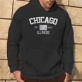 Vintage Chicago Illinois Est 1833 Souvenir Hoodie Lifestyle