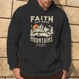 Vintage Faith Can Move Mountains Christian Hoodie Lifestyle