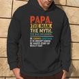 Vintage Father's Day Papa The Man The Myth The Bad Influence Hoodie Lifestyle