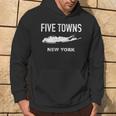 Vintage Five Towns Long Island New York Hoodie Lifestyle