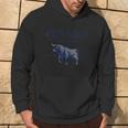 Vintage Inspiriert Ariat Denim Bull Western Flair Hoodie Lebensstil