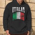 Vintage Italia Flag Italy Flag Proud Italian Pride er Hoodie Lifestyle