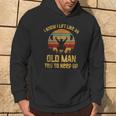 Vintage I Know I Lift Like An Old Man Try To Keep Up Hoodie Lifestyle