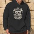 Vintage Made In 1971 53 Years Of Being Awesome Birthday Men Hoodie Lifestyle