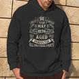 Vintage Mai 1974 50 Jahre Alt 50 Geburtstag Geschenke Für Männer Hoodie Lebensstil