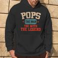 Vintage Pops Man Myth Legend Daddy Grandpa Fathers Day Men Hoodie Lifestyle