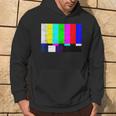 Vintage Tv Test Pattern Color Bars Graphic Presents Hoodie Lifestyle