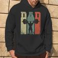 Vintage Weightlifting Dad Daddy Silhouette Gym Father's Day Hoodie Lifestyle