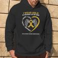 I Wear Gold In Memory Of My Son Childhood Cancer Awareness Hoodie Lifestyle