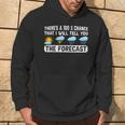 Weather Man 100 Chance Of Me Telling You The Forecast Hoodie Lifestyle