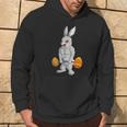 Weightlifting Fitness Gym Happy Easter Bunny Lifting Eggs Hoodie Lifestyle