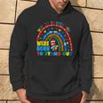 Why Fit In When You Were Born To Stand Out Autism Rainbow Hoodie Lifestyle