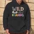 Wild About Reading Reading Books & Bookworm For Book Reader Hoodie Lifestyle