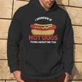 I Wonder If Hot Dogs Think About Me Too Hoodie Lifestyle