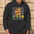 Word Cloud Puzzle Piece Inspirational Autism Awareness Hoodie Lifestyle