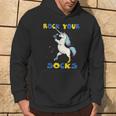 World Down Syndrome Day Rock Your Socks Unicorn Hoodie Lifestyle