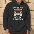 World's Best Boxer Grandpa Dog Granddog Hoodie Lifestyle