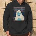 Yeti Monster Bigfoot Sasquatch Snow-Beast Ugly Christmas Fun Hoodie Lifestyle