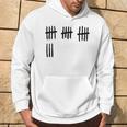 18Th Birthday Outfit 18 Years Old Tally Marks Anniversary Hoodie Lifestyle
