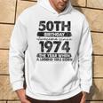 50Th Birthday 50 Year Old Vintage 1974 Limited Edition Hoodie Lifestyle