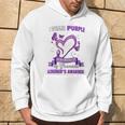 Alzheimer's Awareness I Wear Purple In Memory Of My Grandma Hoodie Lifestyle