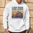 I Like Beer And Judo And Maybe 3 People Retro Vintage Hoodie Lifestyle