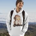 Believe Costume Santa Claus With Leopard Christmas Hat Hoodie Lifestyle