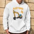 Children's Digger Birthday 'Ich Bin 4 Jahre Bausite' Hoodie Lebensstil