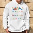 Class Of 2037 Grow With Me Color Handprint Pre-K 12Th Grade Hoodie Lifestyle