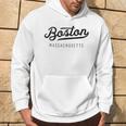 Classic Retro Vintage Boston Massachusetts Usa Hoodie Lifestyle