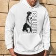 Collie Langhaarcollie Hund Herrchen Frauchen Hunde Hoodie Lebensstil