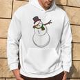 Dabbing The Dobby Snowman Holiday Christmas Hoodie Lifestyle