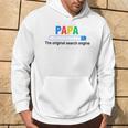 Damen Papa Die Original-Suchmaschine Lustigeratertag Mit-Ausschnitt Kapuzenpullover Lebensstil