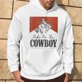 Dibs On The Cowboy Vintage Western Rodeo Country Cowgirls Hoodie Lifestyle