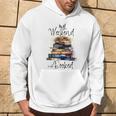 Distressed Quote My Weekend Is All Booked Reading Books Hoodie Lifestyle