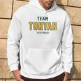Distressed Team Tonyan Proud Family Surname Last Name Hoodie Lifestyle