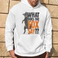 What Does The Fox Say Hoodie Lifestyle