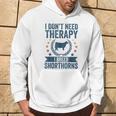 Don't Need Therapy Cow Breeder Shorthorn Cattle Farmer Hoodie Lifestyle