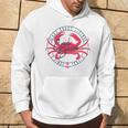 East Coast Living Crab Season Circle Hoodie Lifestyle