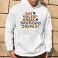 Eat Sleep Breed Cow Repeat Farmer Breeder Shorthorn Cattle Hoodie Lifestyle