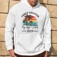 Family Vacation 2024 Vintage Florida Key Largo Beach Hoodie Lifestyle