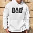 Father's Day Ater Werden Zweifacher Papa Zwei Kinder Hoodie Lebensstil