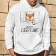 Favorite Sleep Napping Dog Shiba Inu Pajama Hoodie Lifestyle