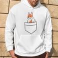 Fox In The Pocket Cute Baby Pocket Fox Hoodie Lifestyle