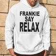 Frankie Say Relax Retro Vintage Style Blue Hoodie Lebensstil