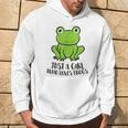 Frosch Mädchen Nur Ein Frosch Mädchen Das Frösche Liebt Hoodie Lebensstil