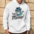 I Go Meow Cute Singing Cat Meme Hoodie Lifestyle